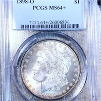 1898-O Morgan Silver Dollar PCGS - MS64+