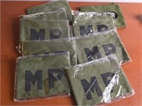 Vintage Lot Of 11 Military Police Armbands