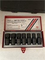 3/8" drive wobble sockets  7/16"-3/4"