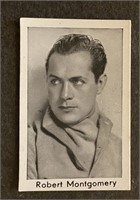 ROBERT MONTGOMERY: Scarce AURELIA Tobacco Card (1