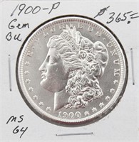 1900-P Morgan Silver Dollar Coin BU