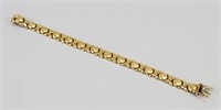 14K Gold Italian Aurafin Bracelet.