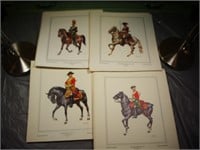 COLOURED UNIFORMED SOLDIERS PRINTS