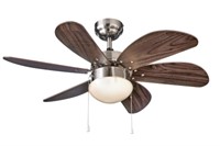 FOR LIVING 42” CEILING FAN COLOUR BROWN