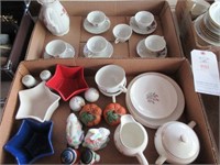 2 Boxes Assorted China