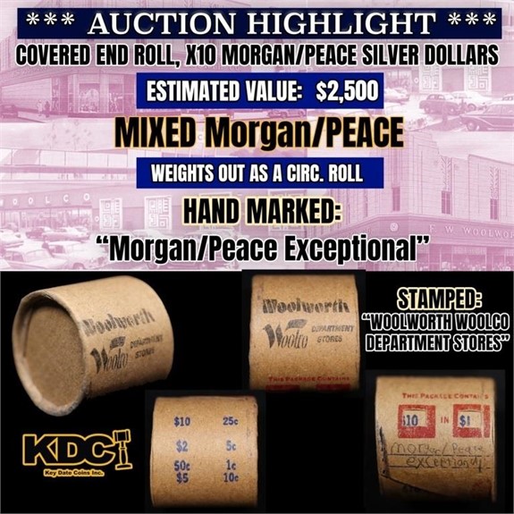 LATE NIGHT! Key Date Rare Coin Auction 25.3ON