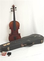 Fiddle, Bow, Case Few Small Accessories