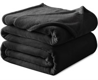 KAWAHONEY QUEEN SIZE FLEECE BLANKET 90X90 GREY