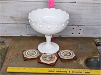 Milkglass compote