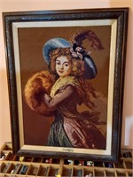 Framed Old Madame Mole-Raymond Tapestry Canvas