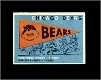 1959 Topps #153 Chicago Bears EX to EX-MT+