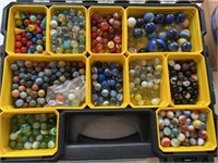 Plastic Container of Marbles