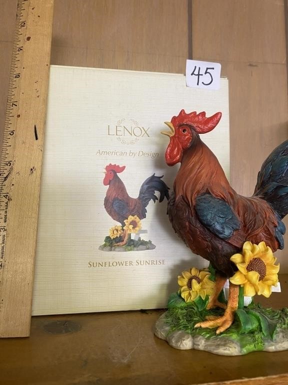 Lenox rooster – sunflower sunrise