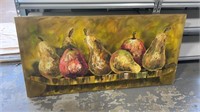 Pear Oil on Canvas