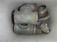 Assorted Lg Galvanized Fittings