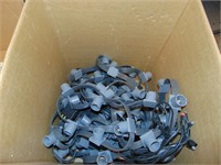 box lot of ribbon lights