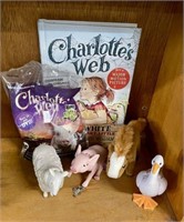 CHARLOTTE'S WEB BOOK & ANIMALS