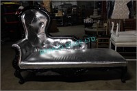 1X, SILVER CHAISE LOUNGE SEAT