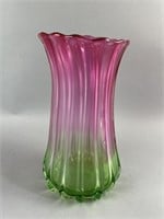 Large Blown Glass Floor Vase