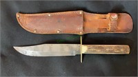 Solingen hunting knife with antler handle. Knife