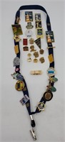 Set of 33 Pins and memorabilia of RBC