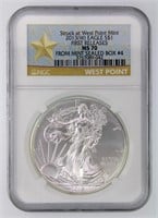 2013(W) Silver Eagle NGC MS70 1st Releases