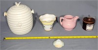 Ceramic Cookie Jar, Flower Pot from Italy and More