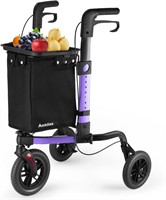 3-Wheel Walker for Seniors, Purple