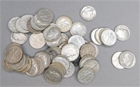 (50) 90% Silver Roosevelt Dimes.