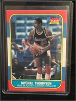 1986 Fleer Basketball  #111 Mychal Thompson