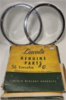 1956 Ford Lincoln Premiere Headlamp Doors. NOS