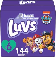 Luvs Size 6 Diapers - 144 Count  Paw Patrol