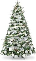 WBHome 6FT Decorated Artificial Christmas Tree wit