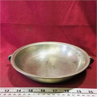 Handled Pewter Dish (Vintage)
