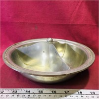 Wallace Pewter Divided Bowl (Vintage)