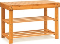 Bamboo Bench  27.5'L*11'W*11.6'H  3-Tier.