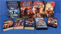 Star Wars Books, Sar Trek Bloopers VHS, Howard