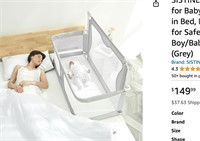 SISTINE Baby Bedside Crib,Co Sleeper