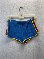Vintage Terrycloth Colorful Dolphin Hem Shorts