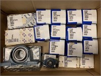 Large Lot of Pillow Block and Other Bearings