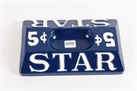 STAR 5 CENT EMBOSSED CAST CHANGE HOLDER