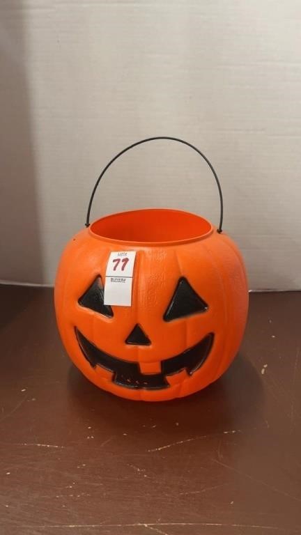 Plastic Trick or Treating bucket