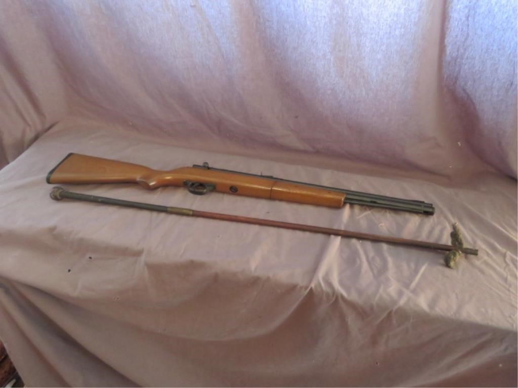 CROSSMAN PELLET GUN & EARLY GUN CLEANING ROD