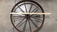 Metal Spoke Wheel approx 30 inch dia.