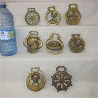 8 Horse Brass Pieces