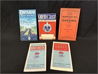 Collectible Vtg. Canada Road Maps