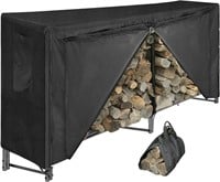 Indoor & Outdoor Firewood Rack w/ Waterproof Cover
