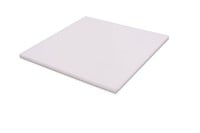HDPE Plastic Sheet 1 x 24 x 24 Natural White