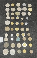 (50) MEXICAN COINS 1930-PRESENT