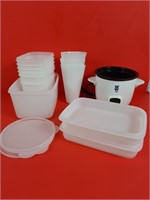 Assortment of containers and other items